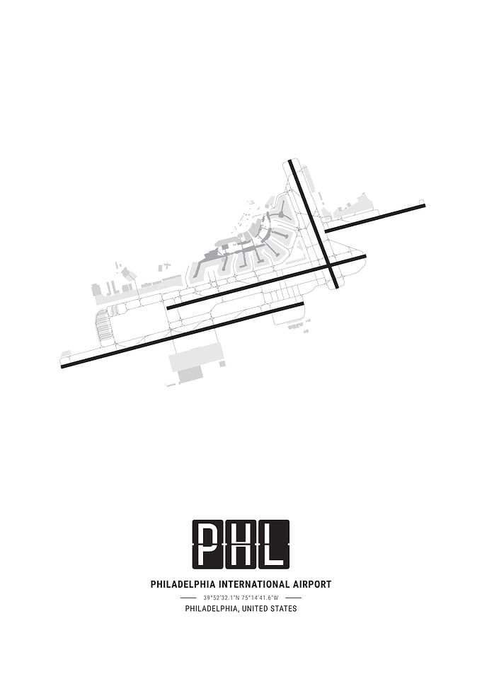 Philadelphia Airport Layout