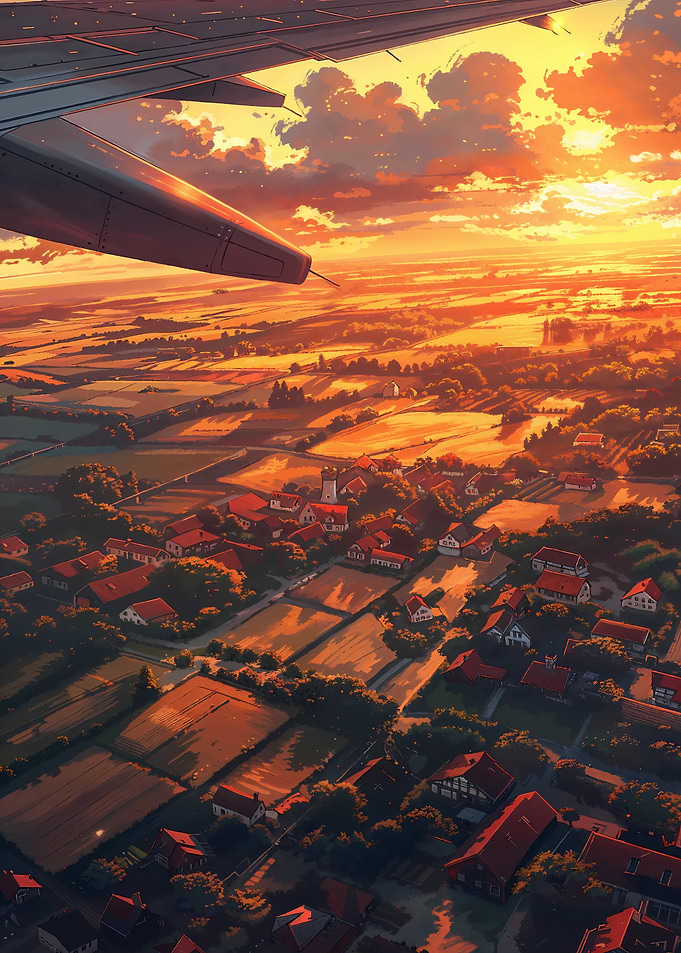Lofi Sunset Flight