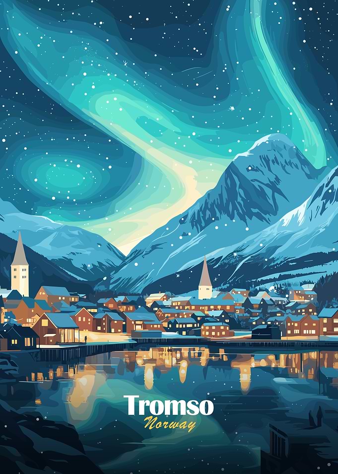 Tromso, Norway Night Sky