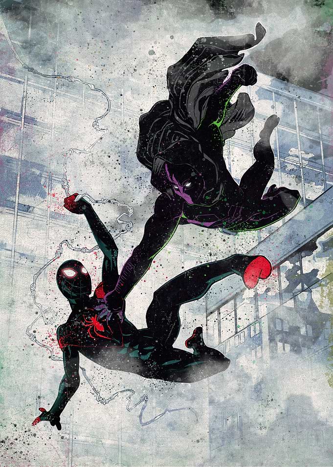 Dark Edition Miles Morales vs Prowler