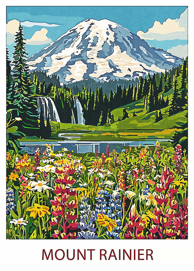 Mount Rainier Landscape