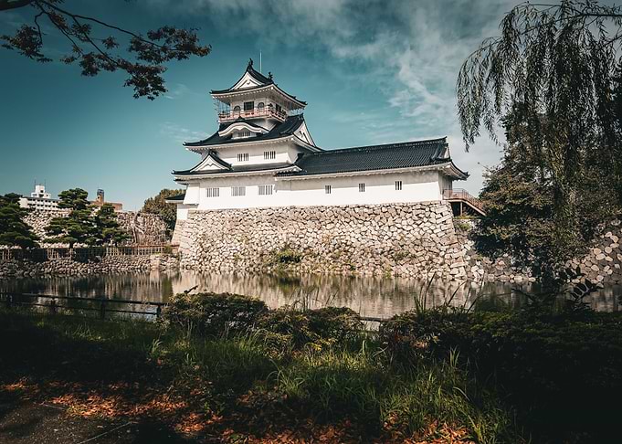 Japanese Castle by Water