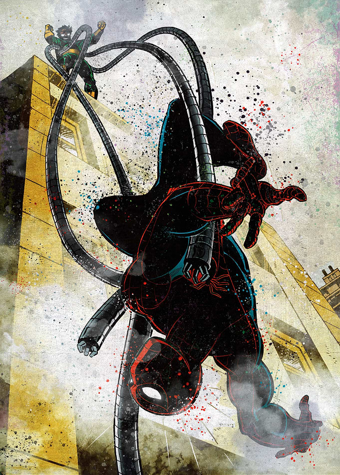 Dark Edition Spider-Man vs Dr Octopus