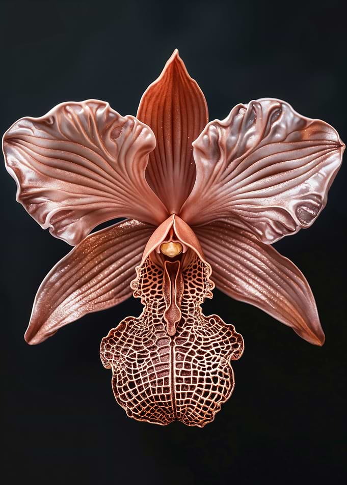 Copper Orchid Flower