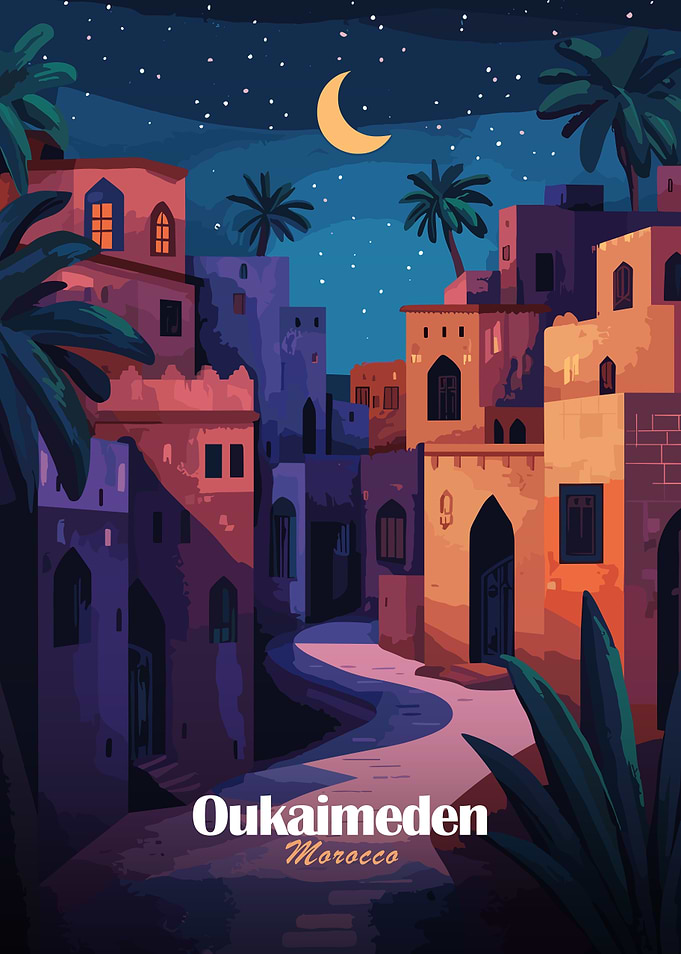 Oukaimeden Morocco Night