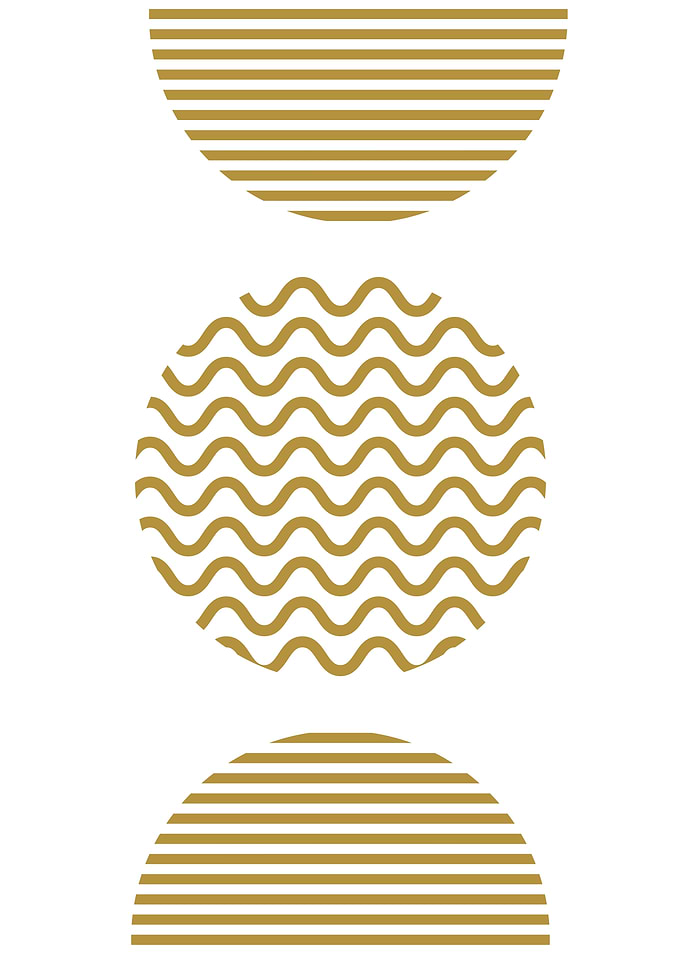 Gold Geometric Shapes
