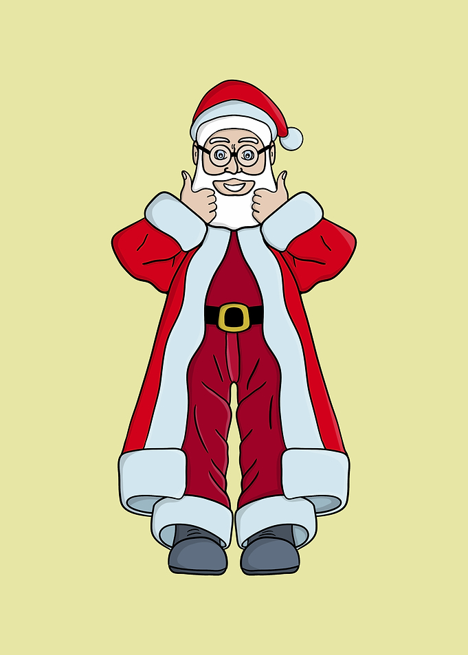 Santa Claus Thumbs Up