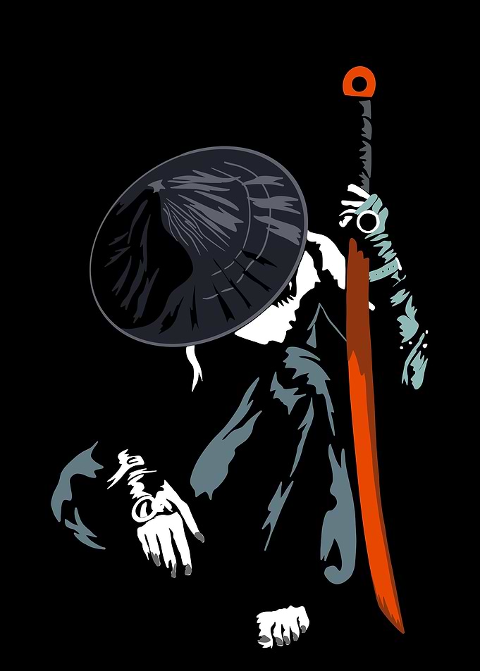 Samurai with Katana