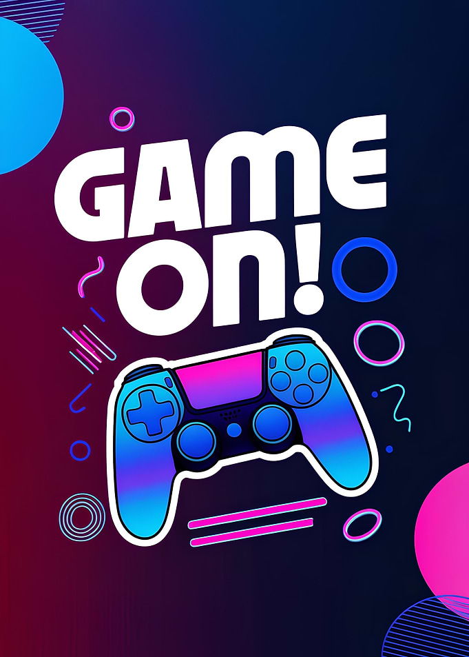 Game On! Gamer Poster
