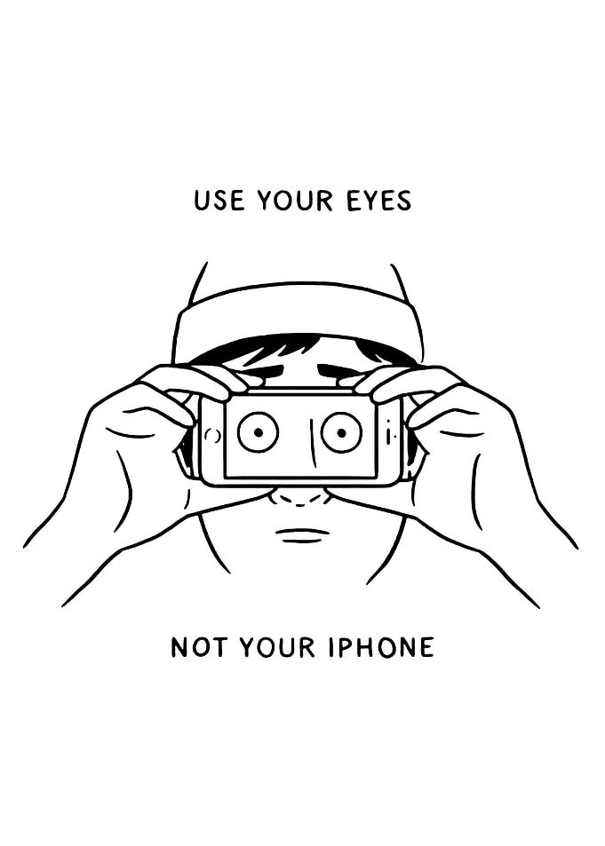 Use Your Eyes, Not Your Phone