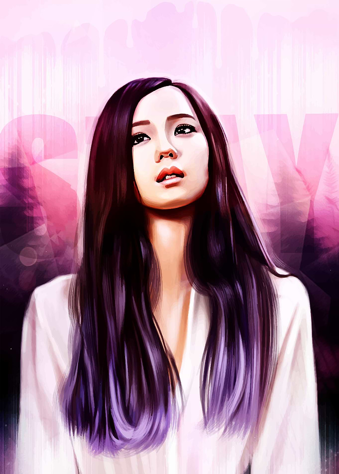 K-Pop Female Artist Portrait