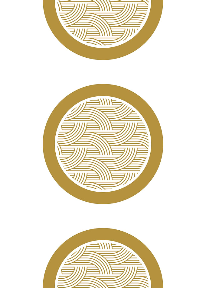 Gold Circle Pattern