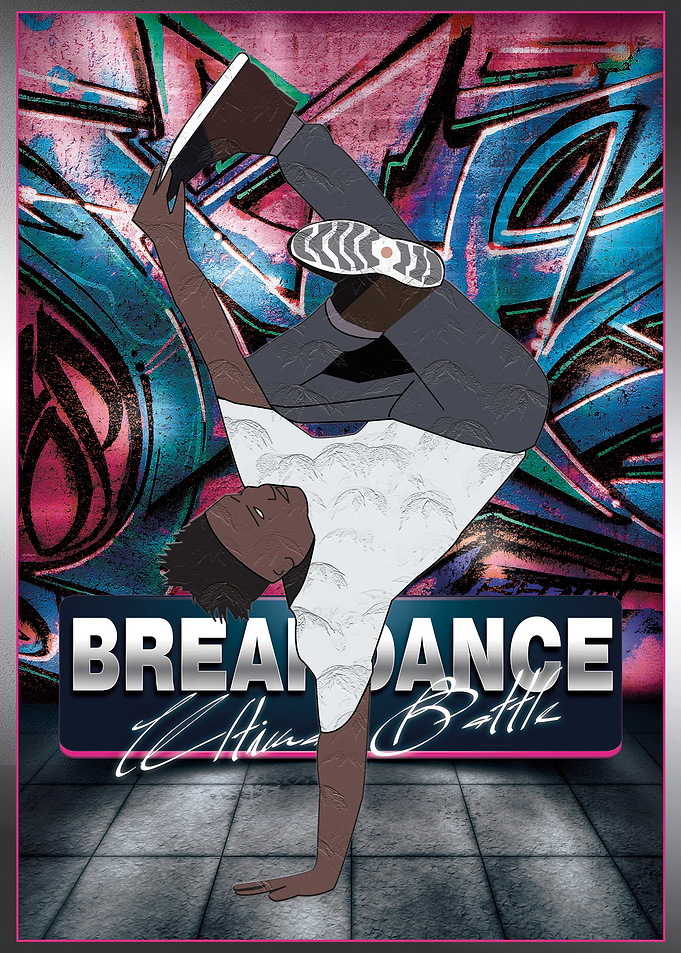 Breakdance Battle Poster