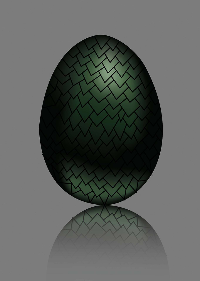 Dragon Egg Illustration