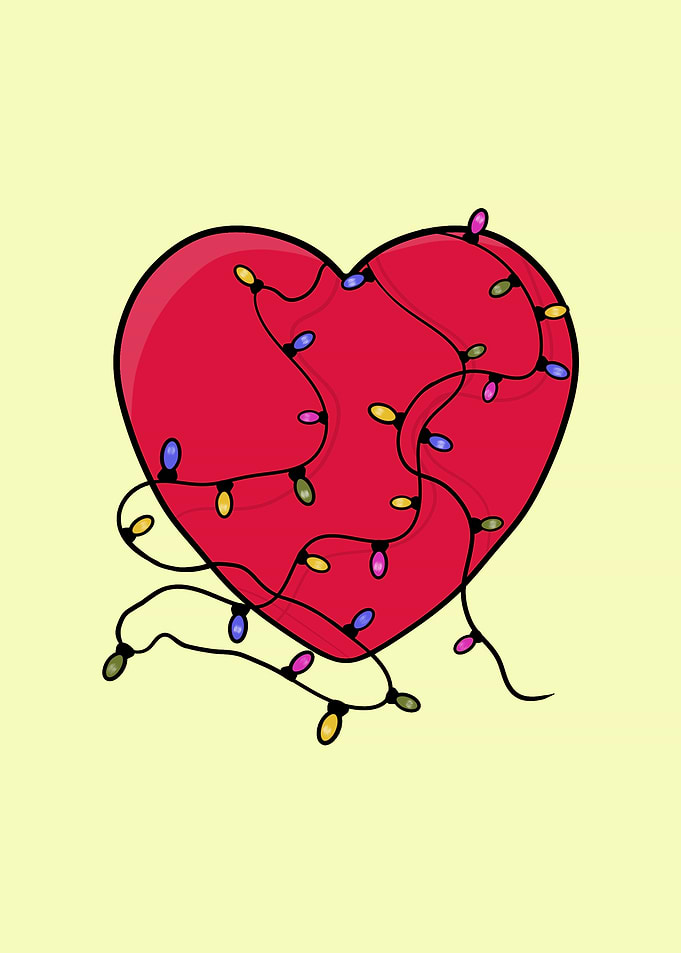 Heart with Lights