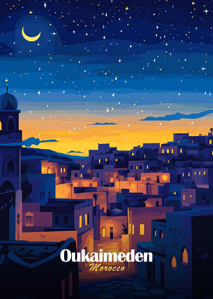Oukaimeden Morocco Night