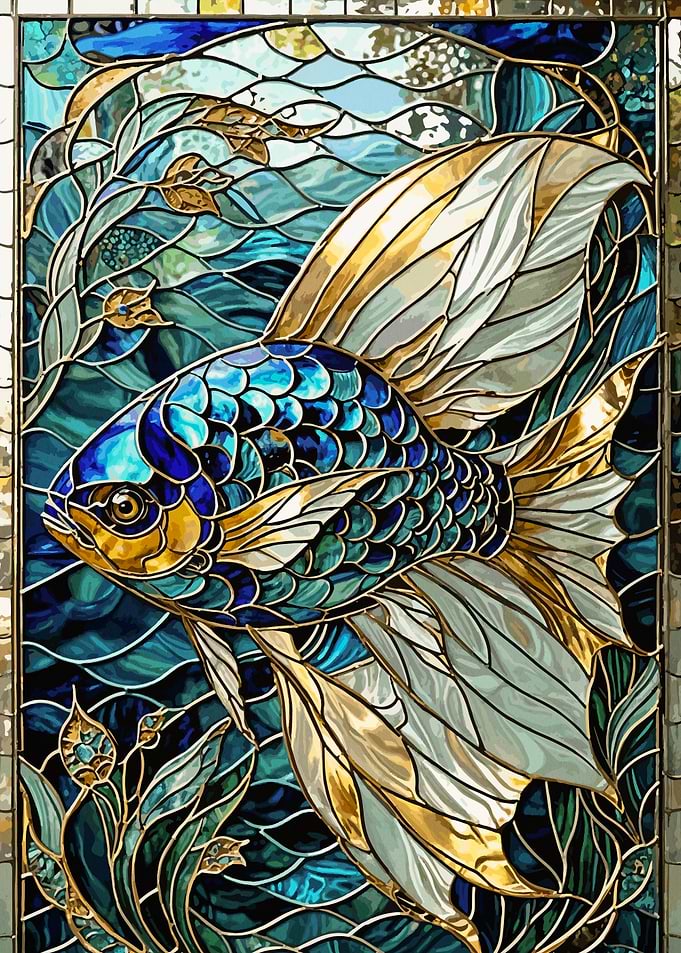 Stained Glass Fish