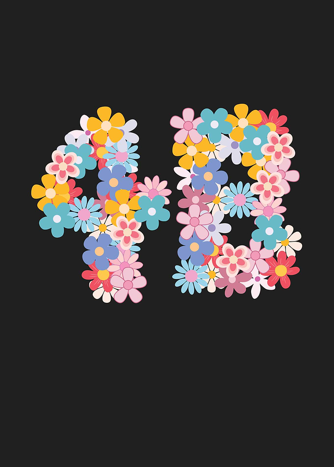 4B Floral Feminist Rise
