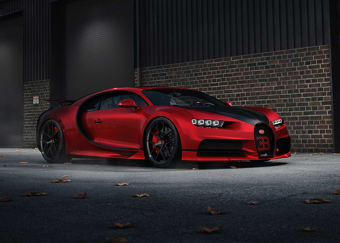 Red Bugatti Chiron
