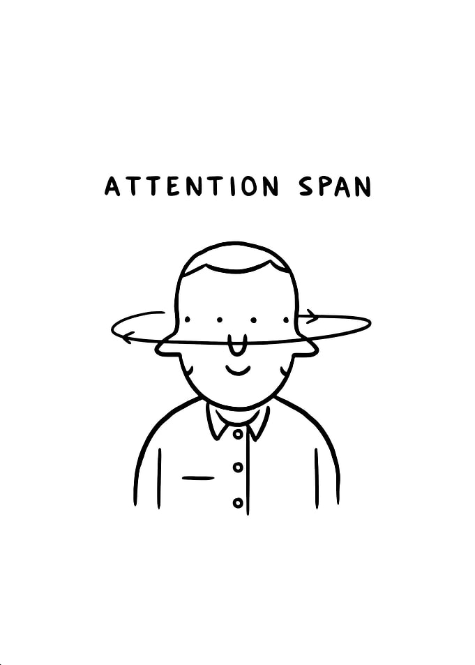 Attention Span Illustration