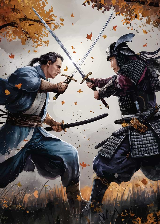 Samurai vs. Swordsman