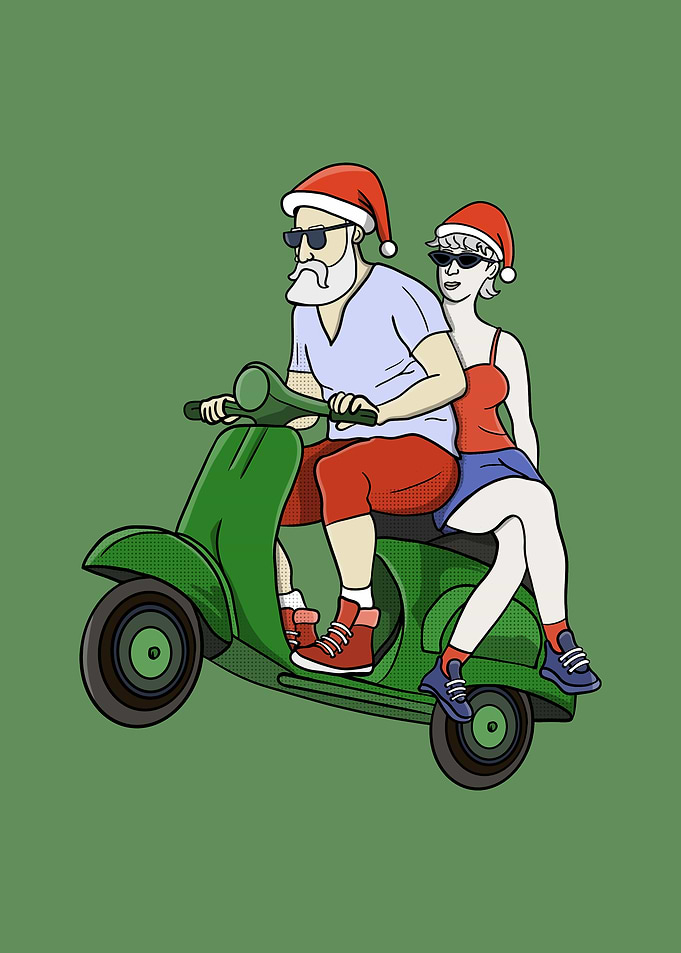 Santa's Scooter Ride