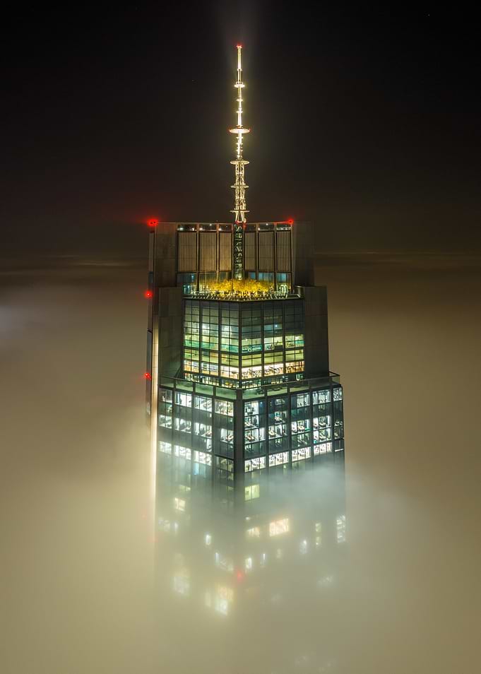 Skyscraper in Fog - Varso Tower