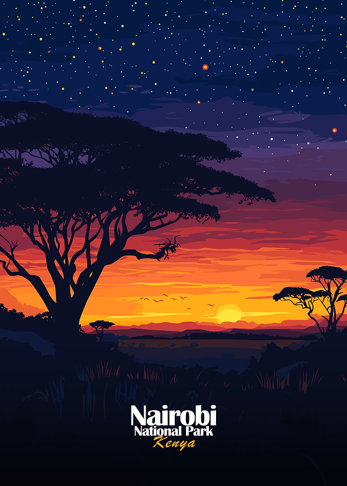 Nairobi National Park Sunset