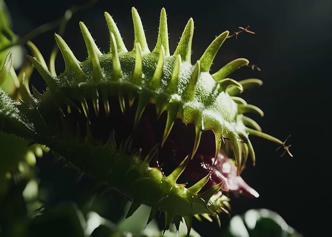 Venus Flytrap Close-Up