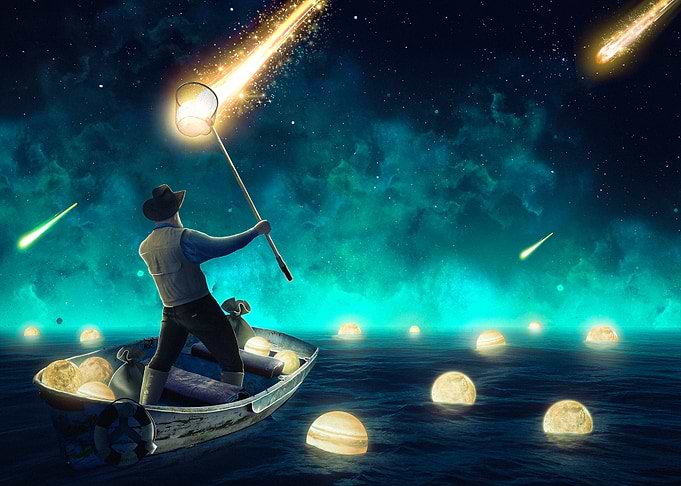 Catching Stars in a Boat