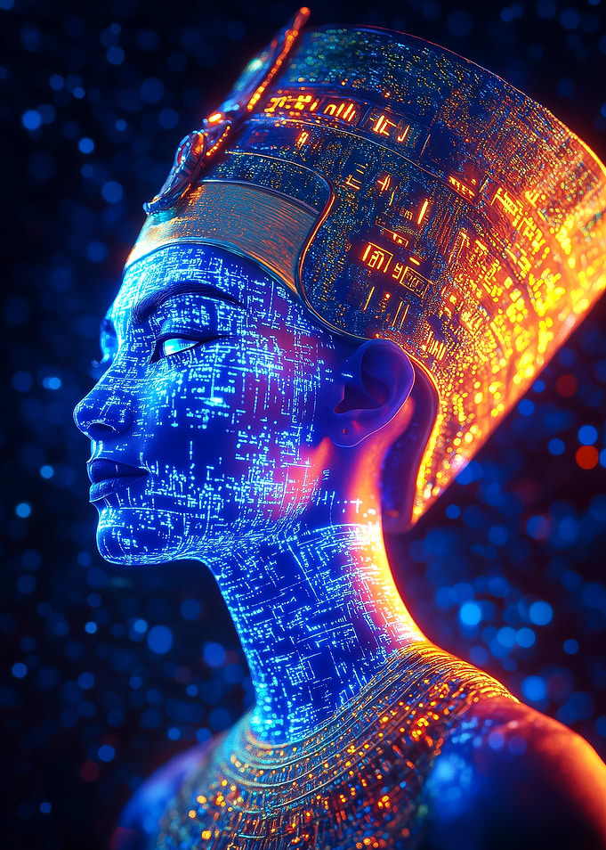 Digital Queen Nefertiti