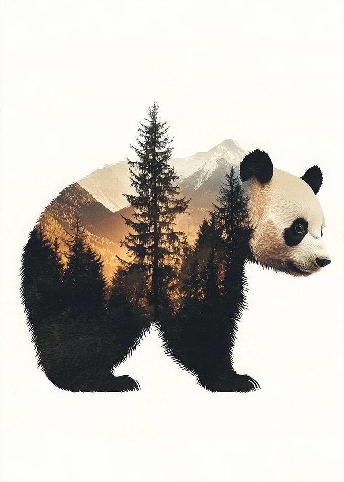 Panda Mountain Landscape