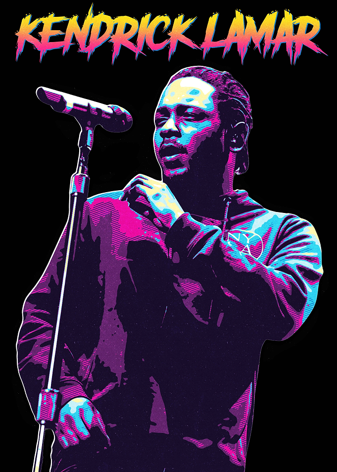 Kendrick Lamar 80s Style