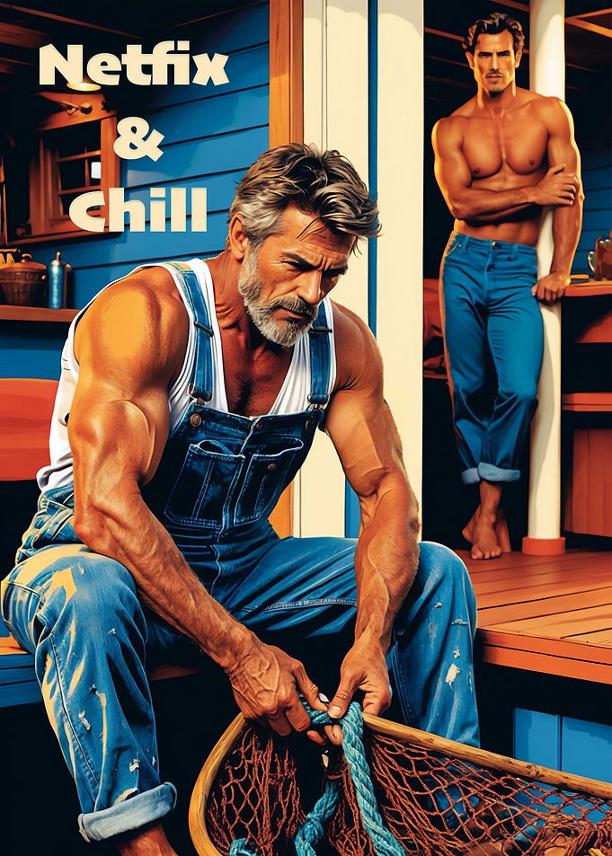 Netfix & Chill - Muscular Men