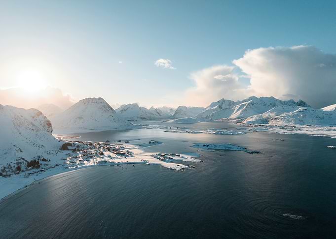 Norway, Lofoten during the Winter