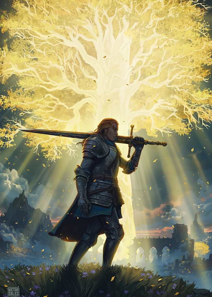 Knight and Golden Tree