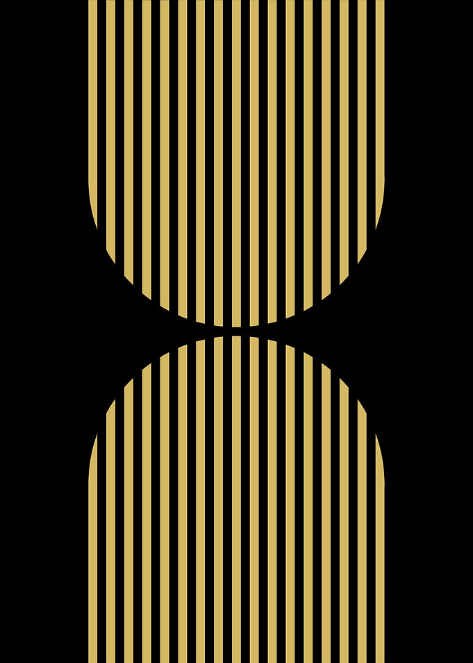 Gold and Black Stripes