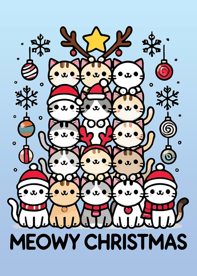 Meowy Christmas – Festive