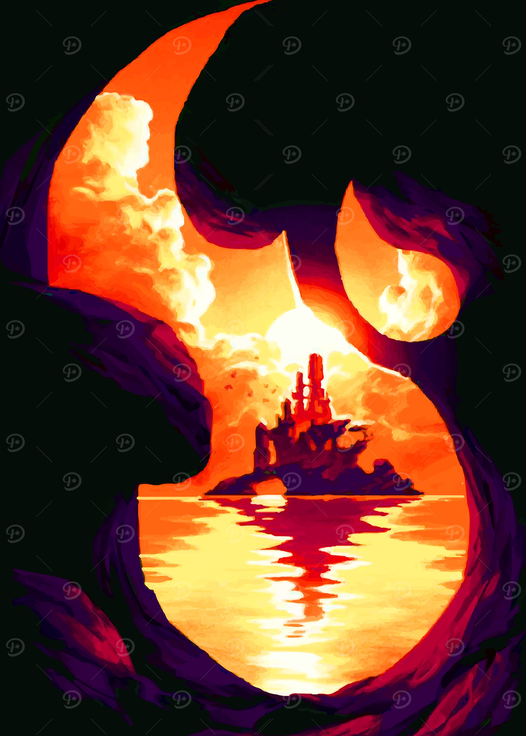 Sunset Castle View