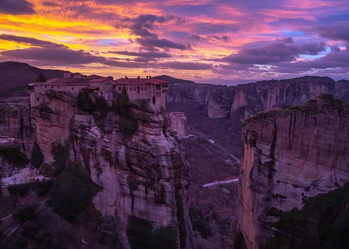 Monastery on Cliffside