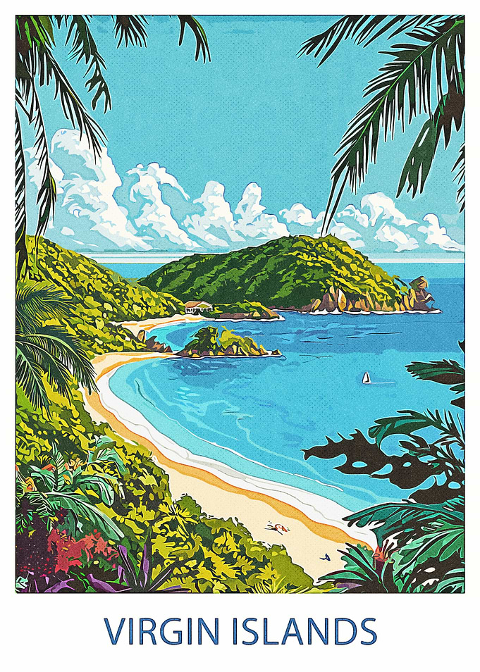 Virgin Islands Beach Scene