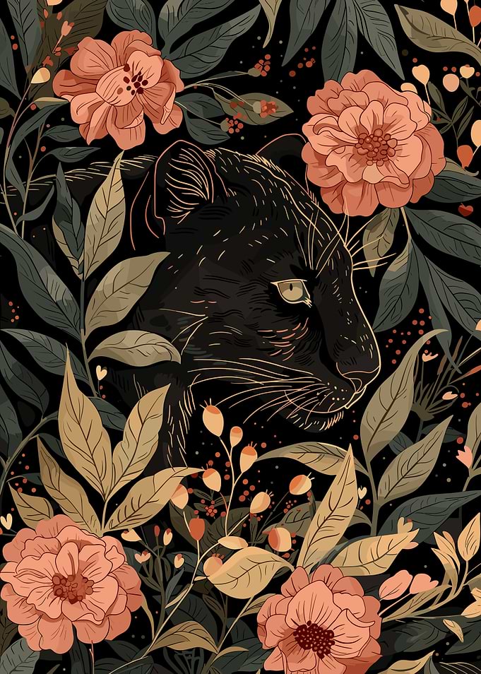 Black Panther in Bloom