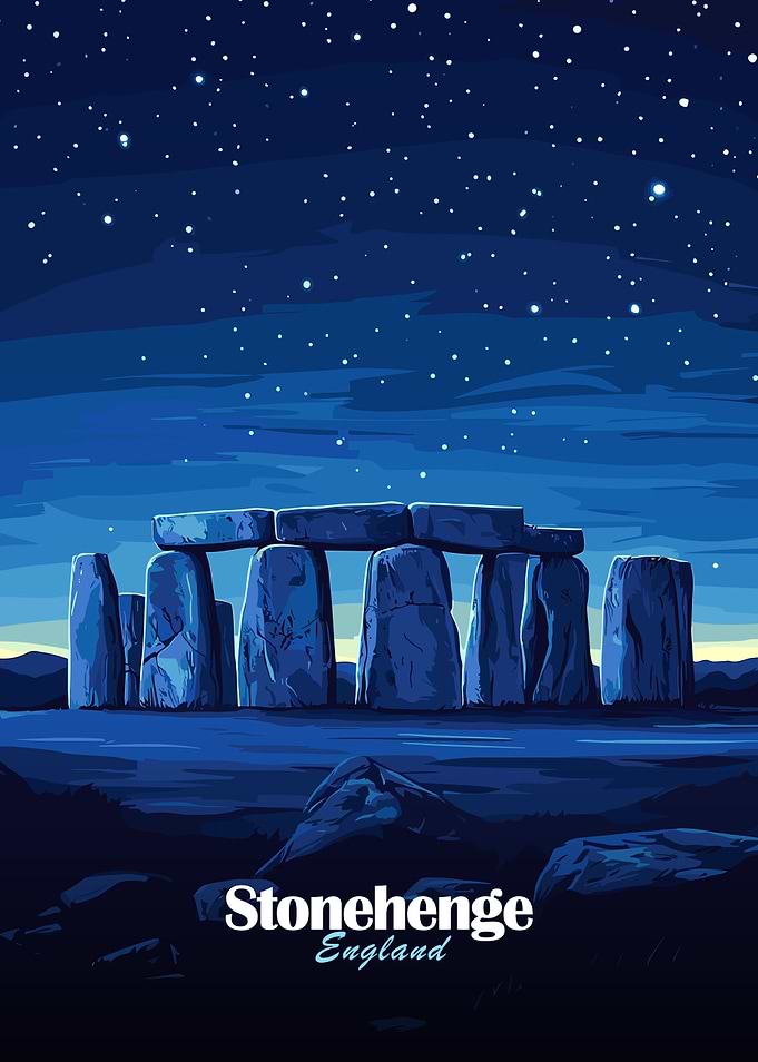 Stonehenge Night Sky