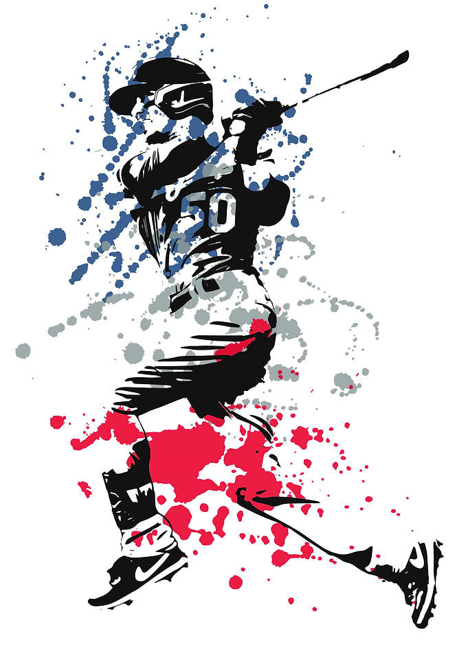 Baseball Player Silhouette