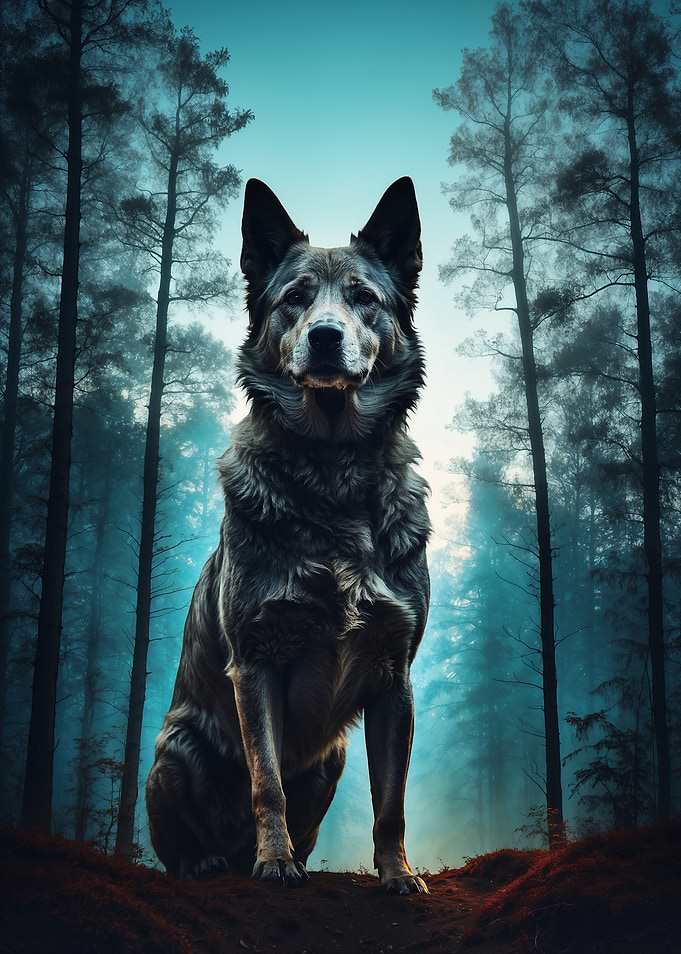 Wolf in the Woods