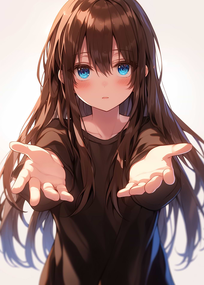 Anime Girl Reaching Out