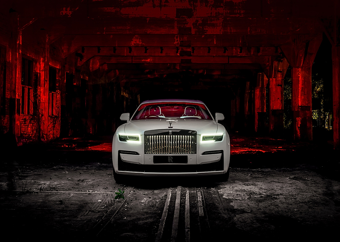White Rolls Royce Phantom