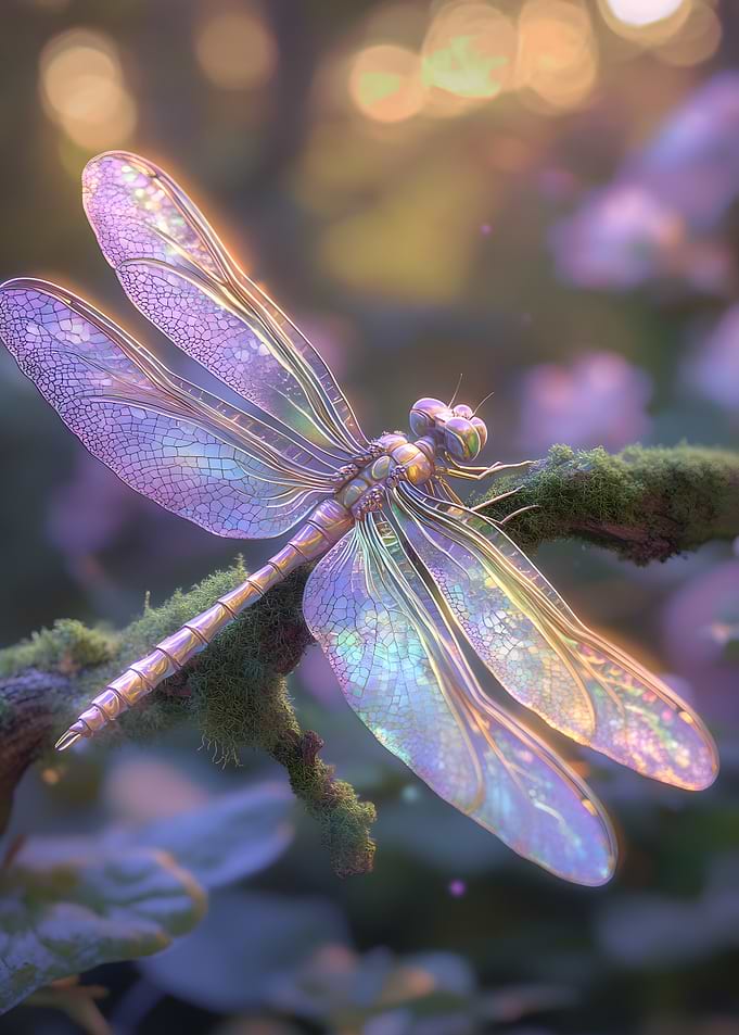 Dragonfly on Branch