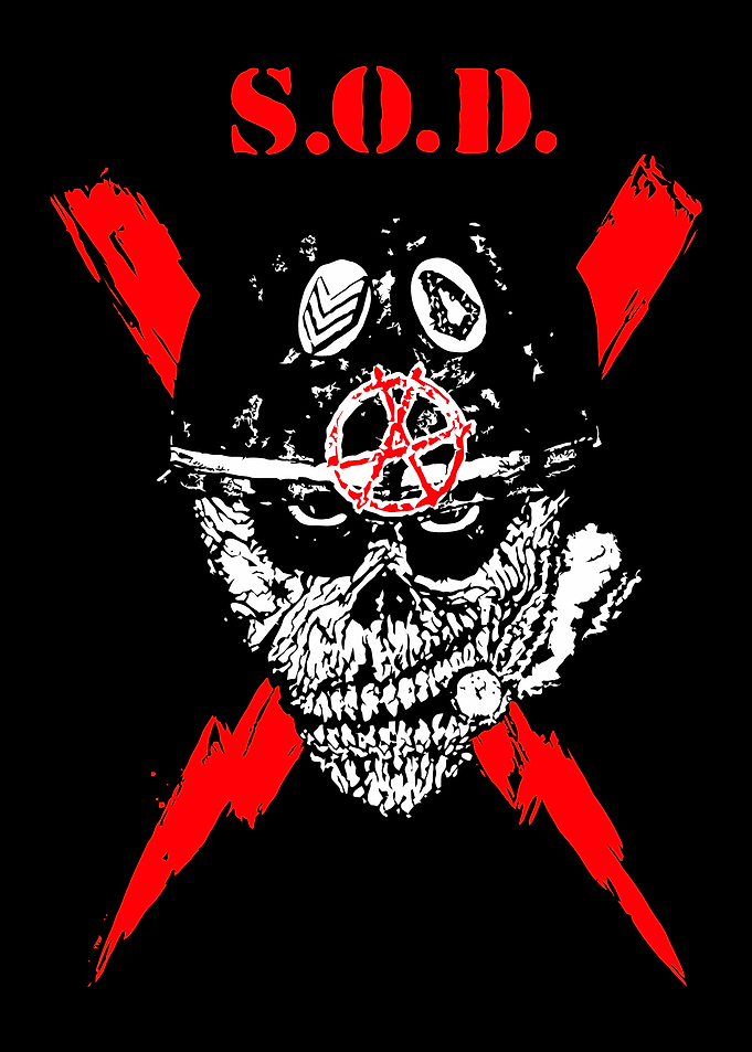 S.O.D. Stormtroopers Of Death Scrawled Lightning
