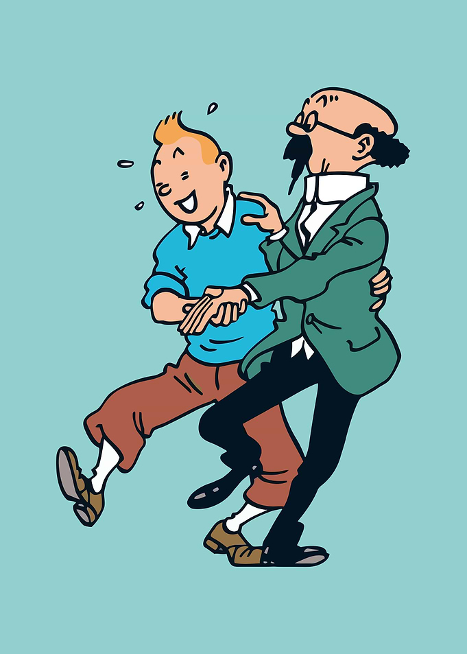 Tintin and Captain Haddock